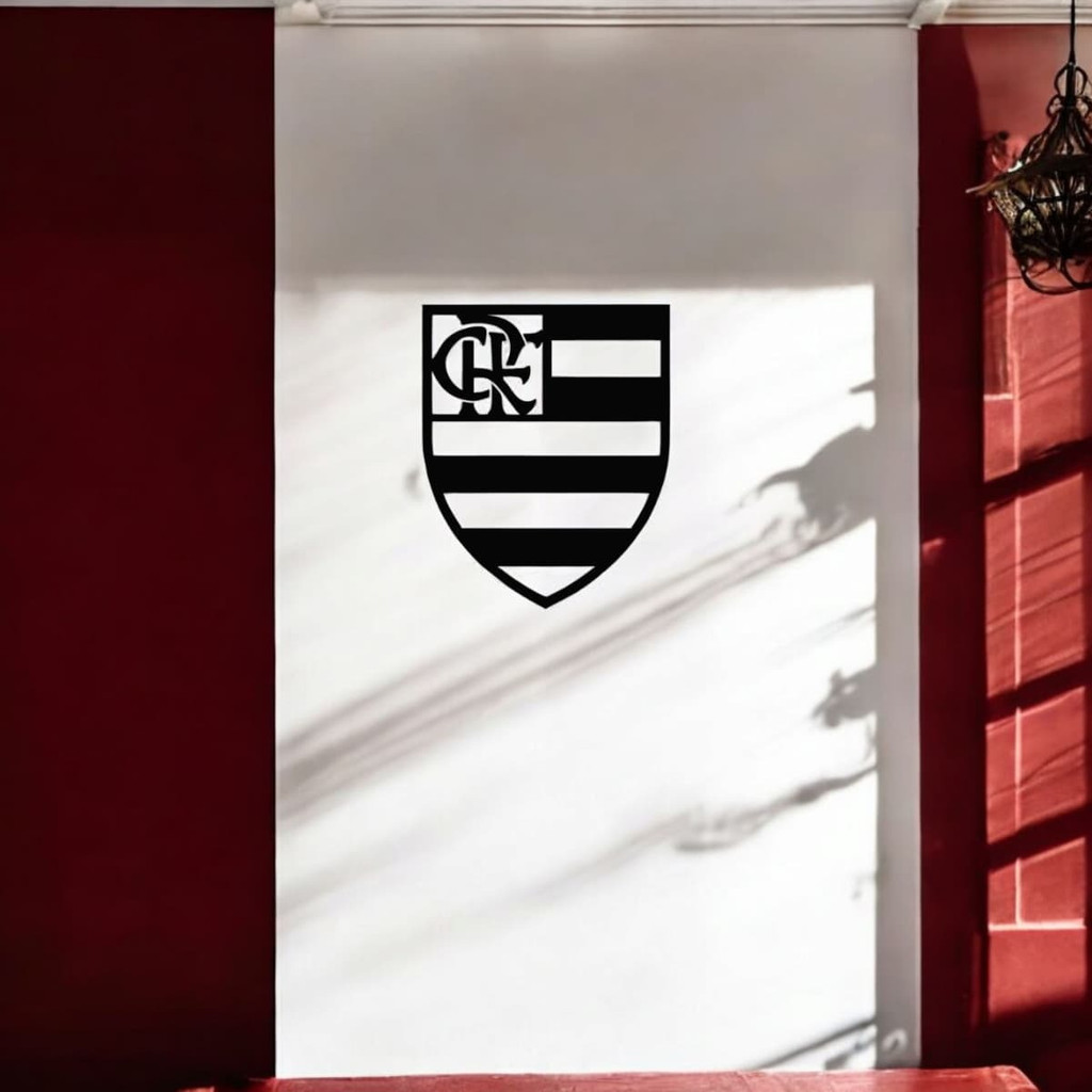 Quadro Flamengo Decorativo Time  Futebol Mdf Esporte