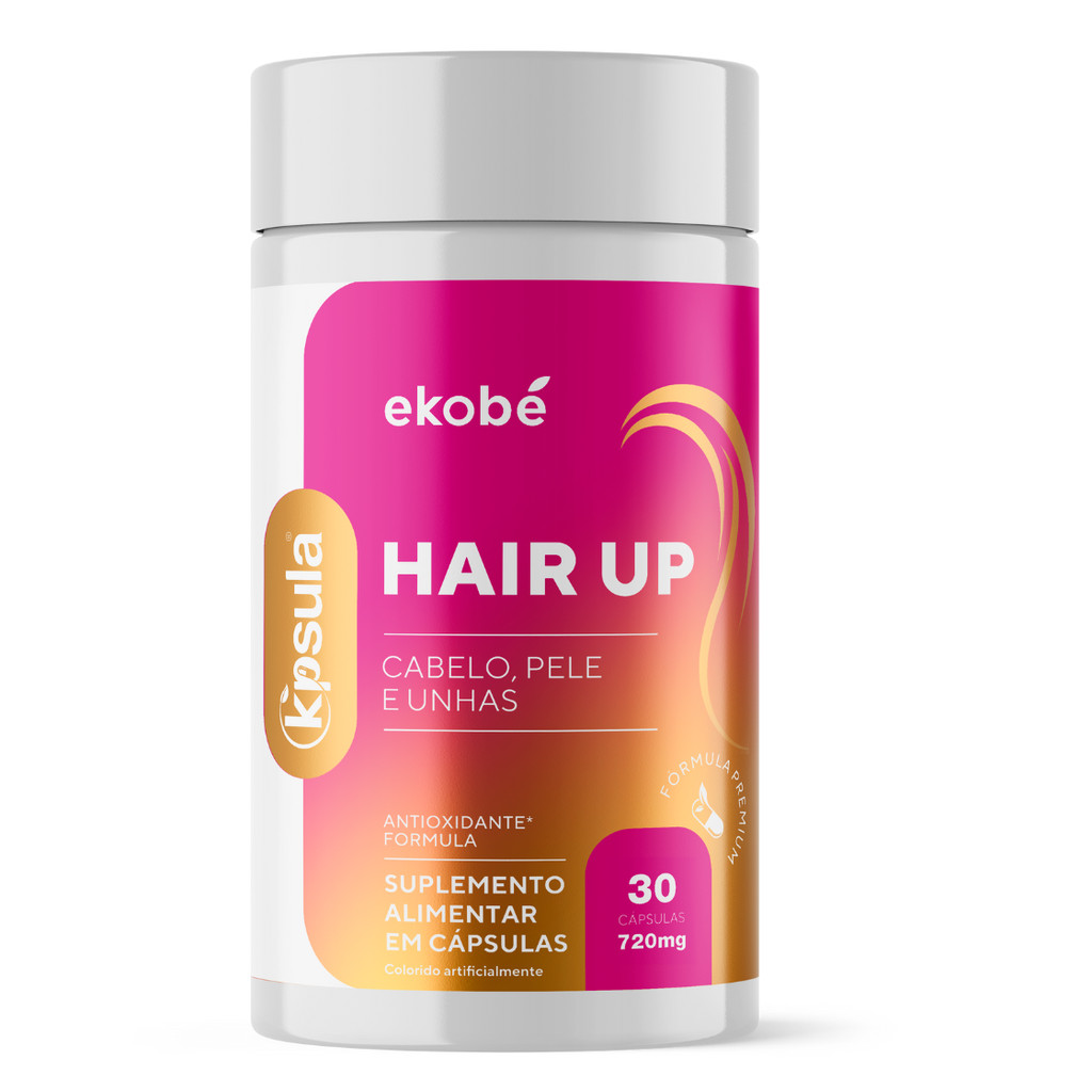 Hair Up Ekobé cabelos - pele - unha 30 Caps com Biotina