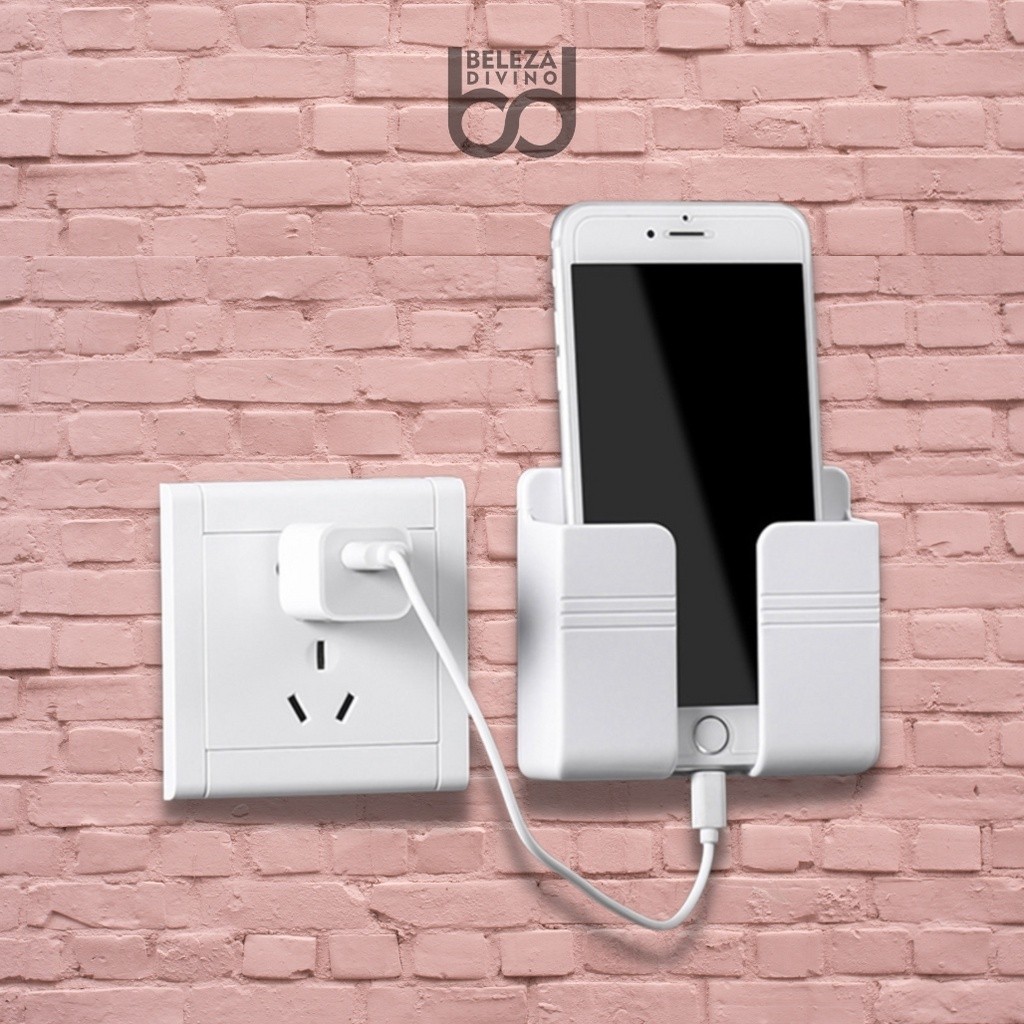 Suporte Multiuso De Parede Para Celular Controle Plástico Para Carregar Celular em Oferta na Shopee