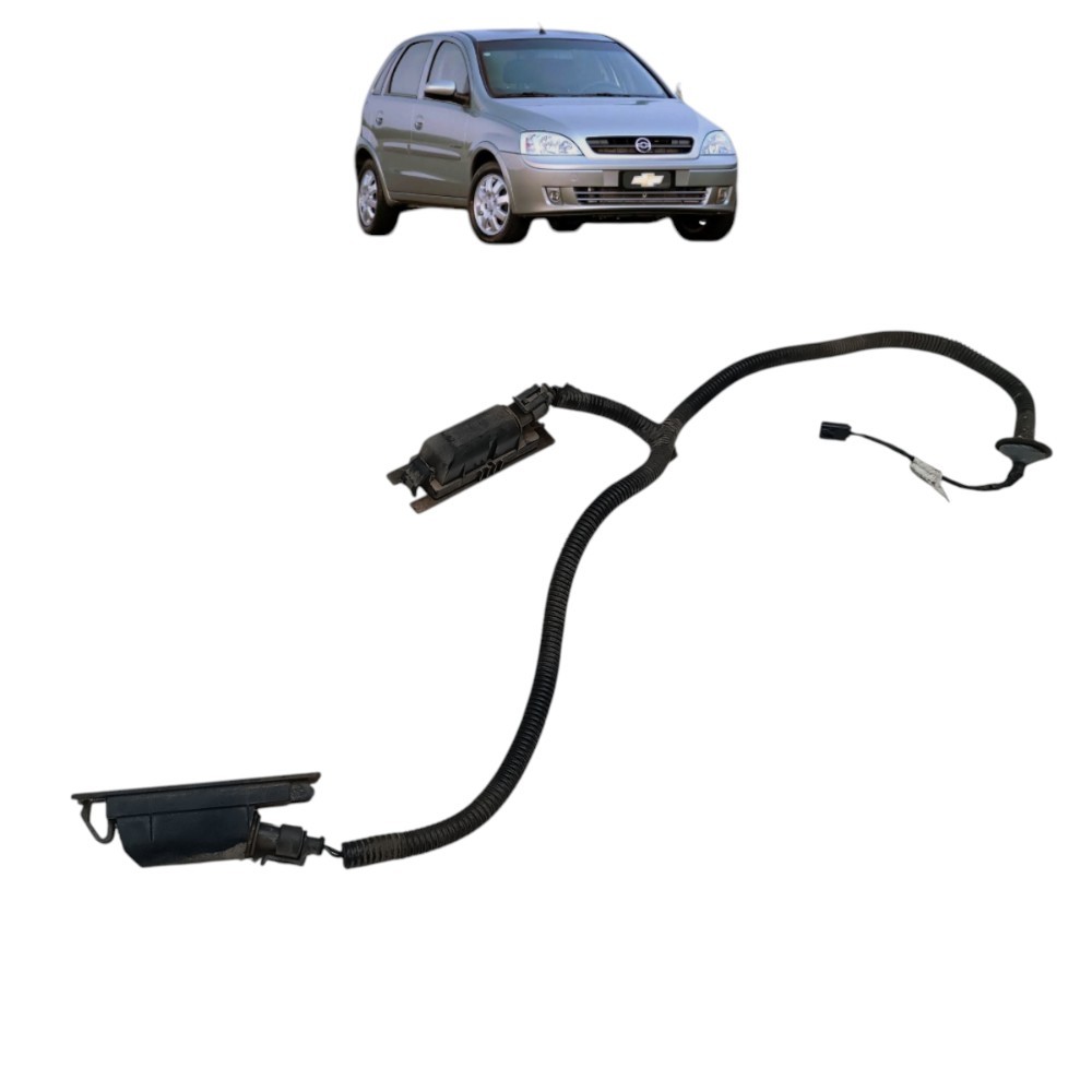 Chicote Lanterna Placa Traseiro Corsa Maxx 2002 2012 Usado