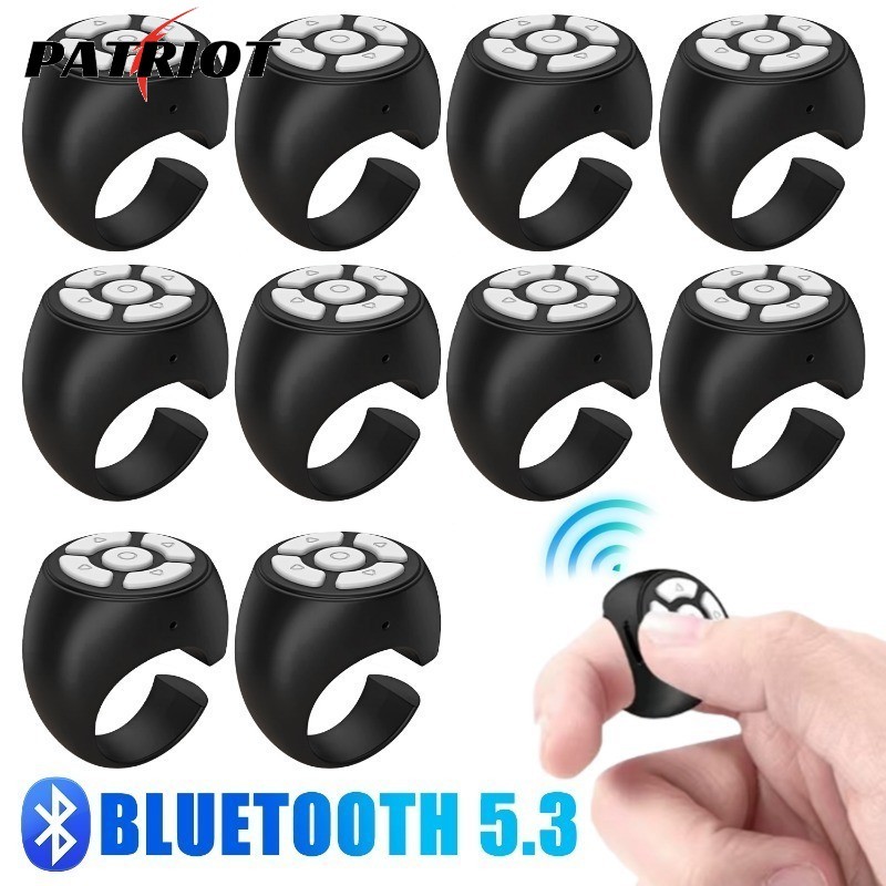 Controle Remoto De Anel Bluetooth 5.3 Mãos-Livres Para TV/Música/Leitura , Dispositivo Vestível Com Bateria 24H , Contro em Oferta na Shopee