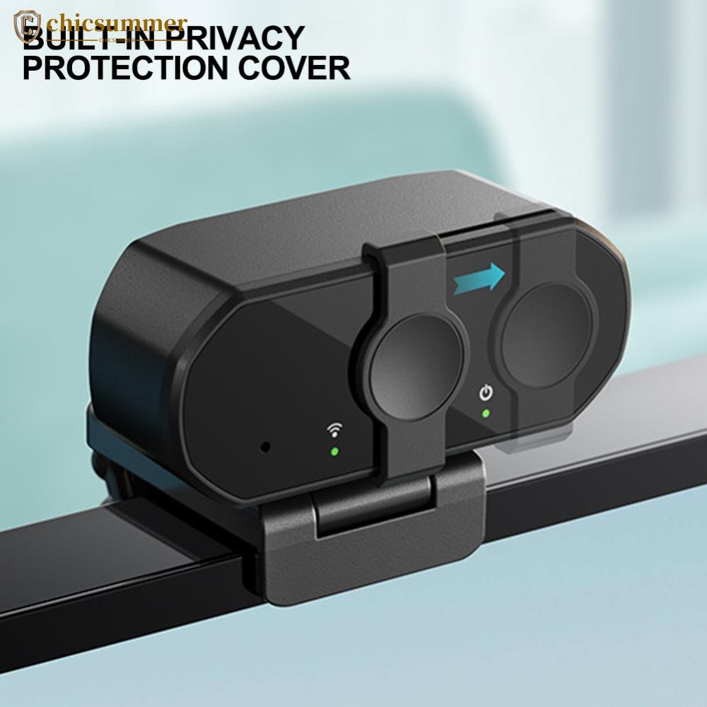 CHICSUMMER 1080P 2K 4K Webcam Mini Câmera Full HD Com Microfone 30fps USB Web Cam Para Foco Automático PC Laptop De Grav