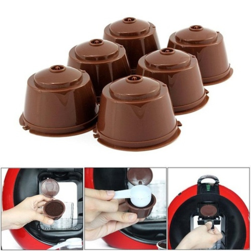 Nescafe Dispensador De Copo De Filtro De Cápsulas De Café Reutilizáveis Para Recarregáveis Nescafé DOLCE GUSTO Com Kit D