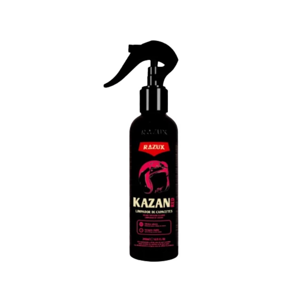 Kazan Red Limpador De Capacetes 240ml - Razux