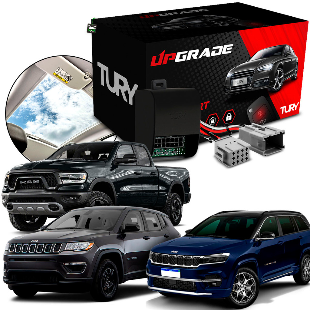 Modulo Fechamento Teto Solar Jeep Commander/Compass RAM 1500 Tury