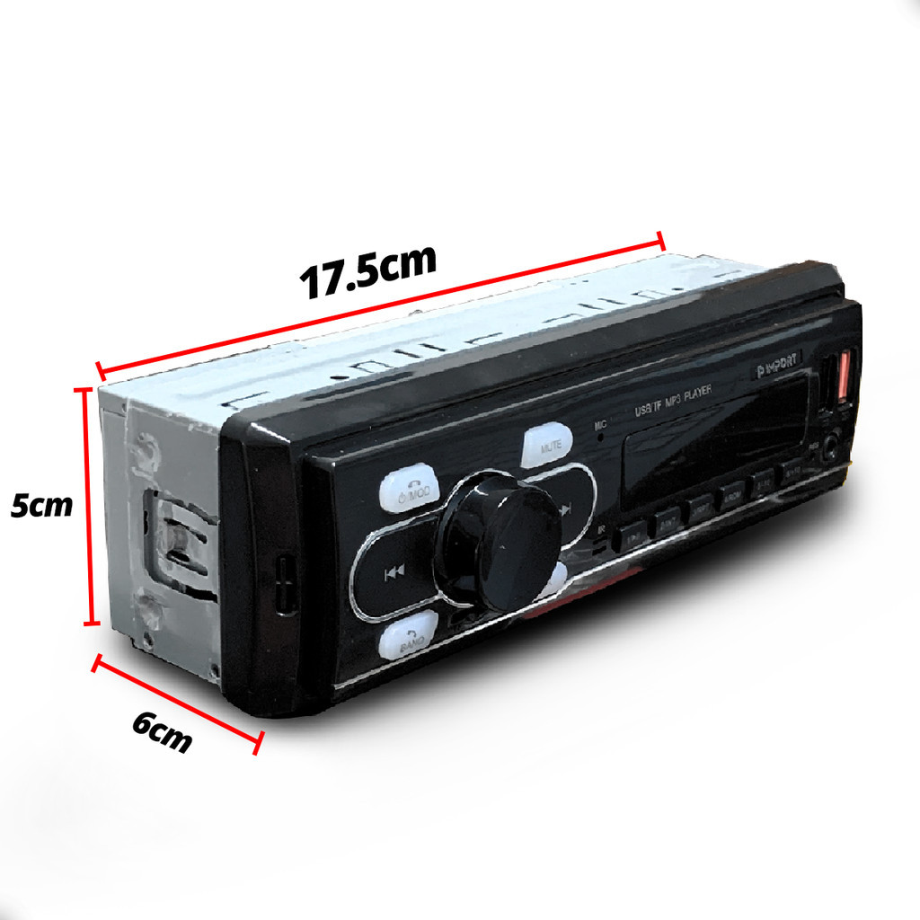 Detalhes do Rádio Aparelho de som Para Carro Uno Fire Mille Economy Bluetooth Radio USB AUX SD Leitor MP3 Cinoy