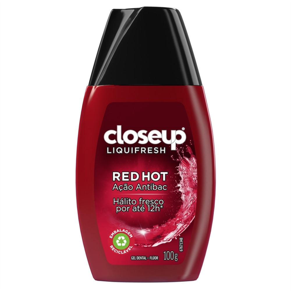 Creme Dental em Gel Close Up Liquifresh Red Hot 100g - Health