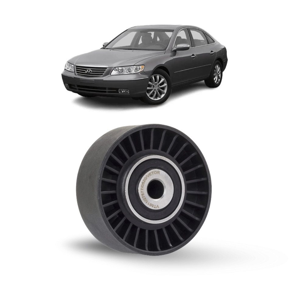 Polia do Alternador Hyundai Azera 3.0/3.3 Genesis 3.8 Santa Fe 3.3/3.5 Sonata 3.3 Veracruz 3.8 Todos 24V V6