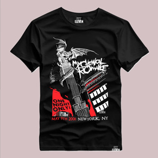 Camiseta My Chemical Romance Camisa Banda One NightT Only Tour Rock N Roll Unissex - Envio Rapido em Oferta na Shopee
