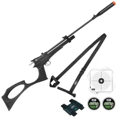 Carabina Vira Pistola 5.5mm Pcp Tag Air Viper Xl Bandoleira