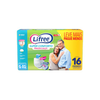 Fralda Calça LIFREE S Conforto G/XG 16 Unidades em Oferta na Shopee