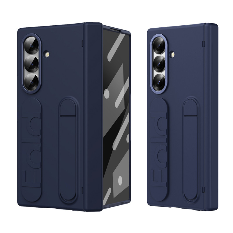 Para Samsung Galaxy Z Fold 7,6 , 5 Case ELVEV Solid PC Dropproof Stand Phone Cov
