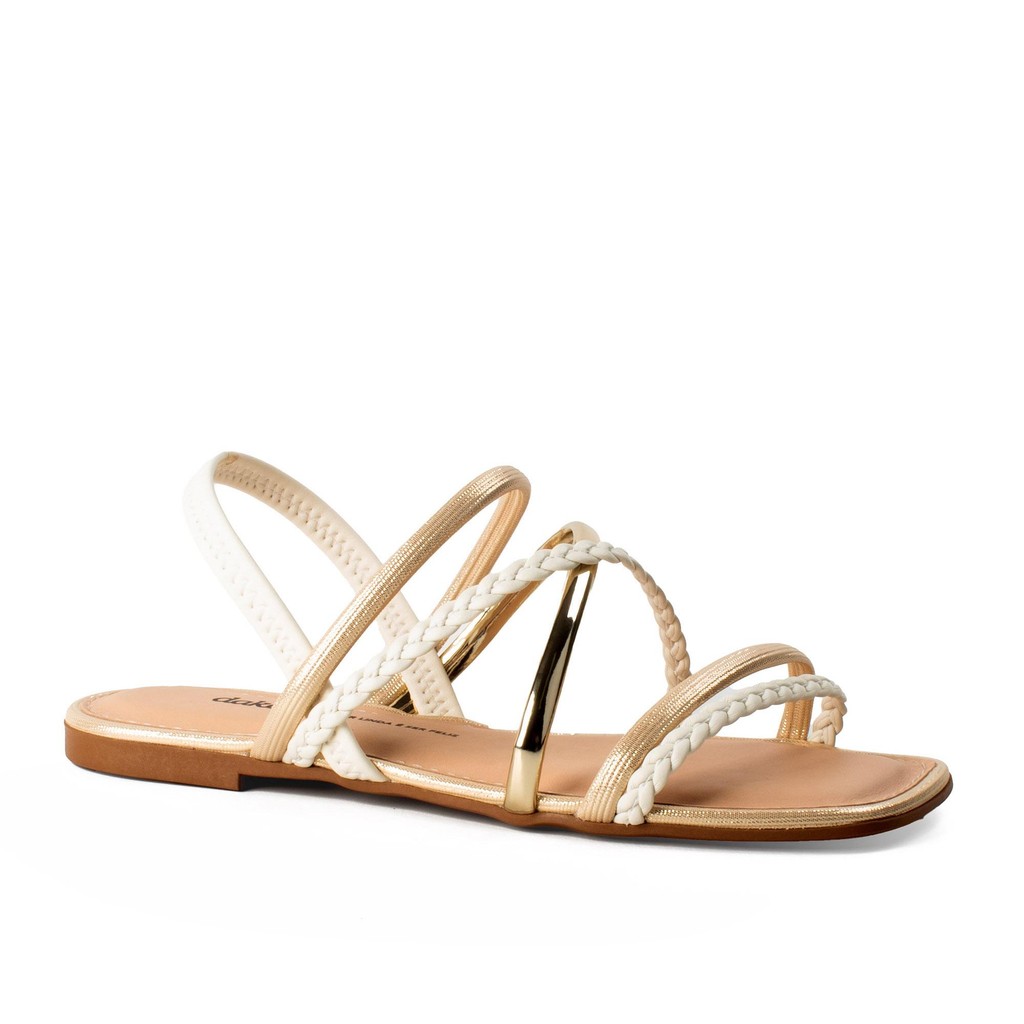 Sandália Dakota Rasteira Metalizada Feminina Y9352 em Oferta na Shopee