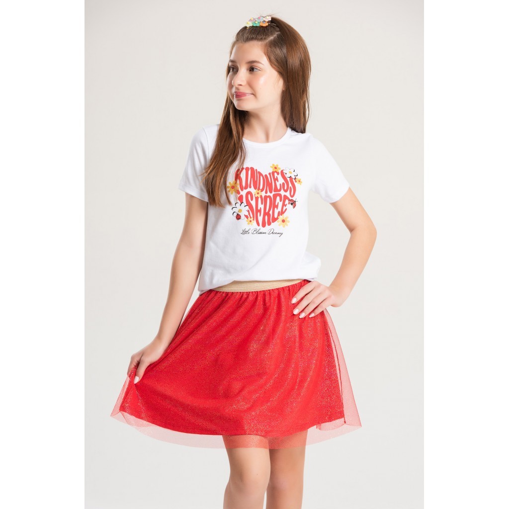 Conjunto Infantil Feminino Pequena Flor Sonhadora em Oferta na Shopee