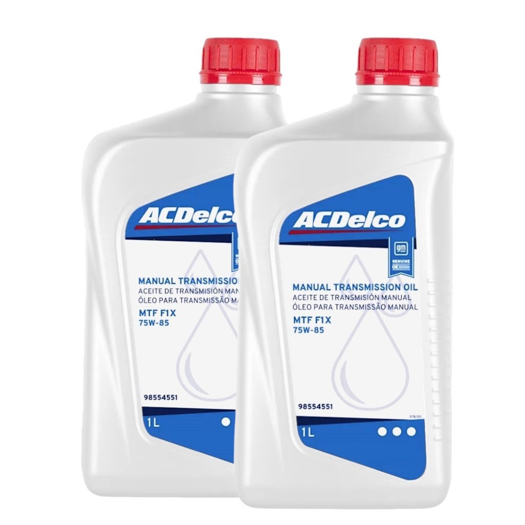 Kit 2L Óleo Transmissão Manual 75W-85 ACDelco 100% Sintético GMW18421