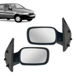 Retrovisor Fiat Palio 1996 1997 1998 1999 2000 4 Portas Sem controle
