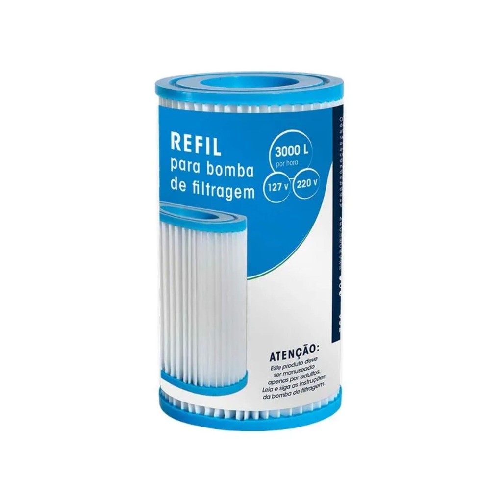 Refil Bomba De Filtragem 3028 L/h Vazão Bivolt 220v 110v (P55) BEL 175800 em Oferta na Shopee