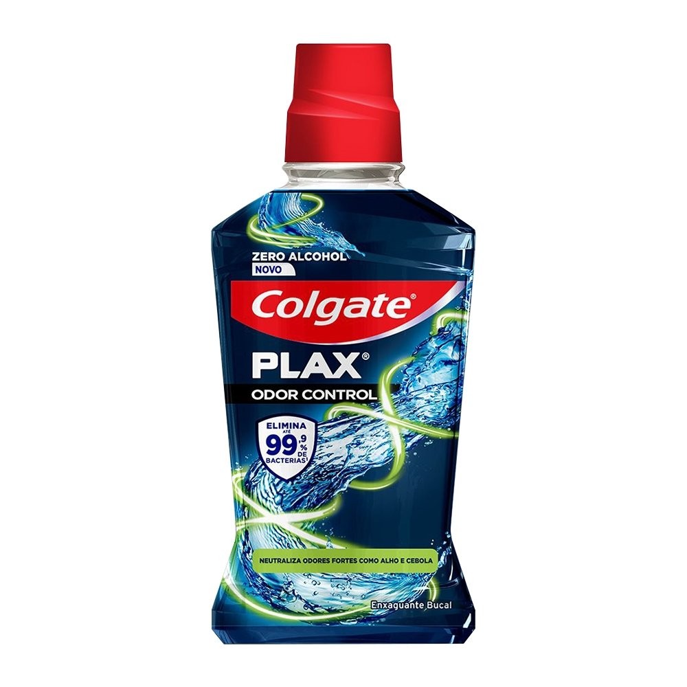 Enxaguante Bucal Colgate Plax Odor Control Sem Álcool 500ml em Oferta na Shopee