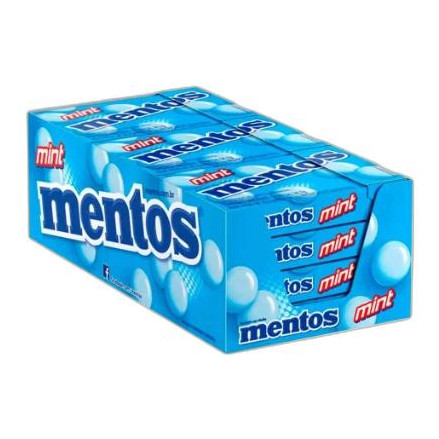 Drops Mentos Mint Van Melle Com 12 Unidades De 24,1g em Oferta na Shopee