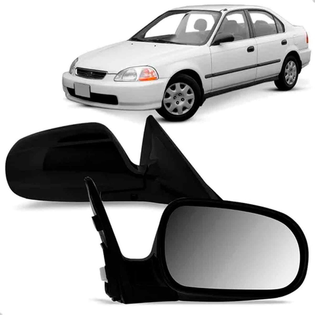 Retrovisor Civic 96 97 98 99 2000 4 Portas Elétrico