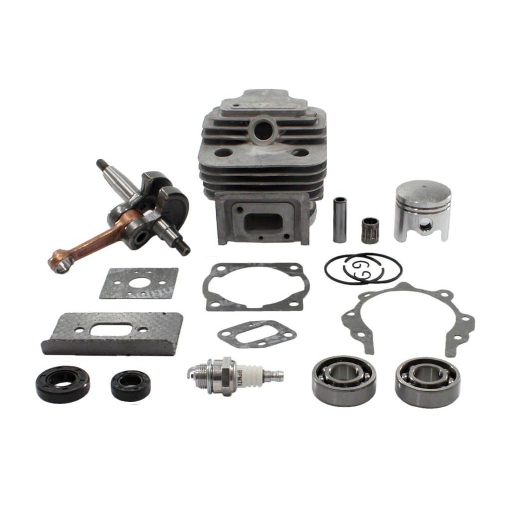 Cilindro Com Pistão 40mm Virabrequim Juntas Rolamentos Vela Peça Motor Para Roçadeira Importada 43cc