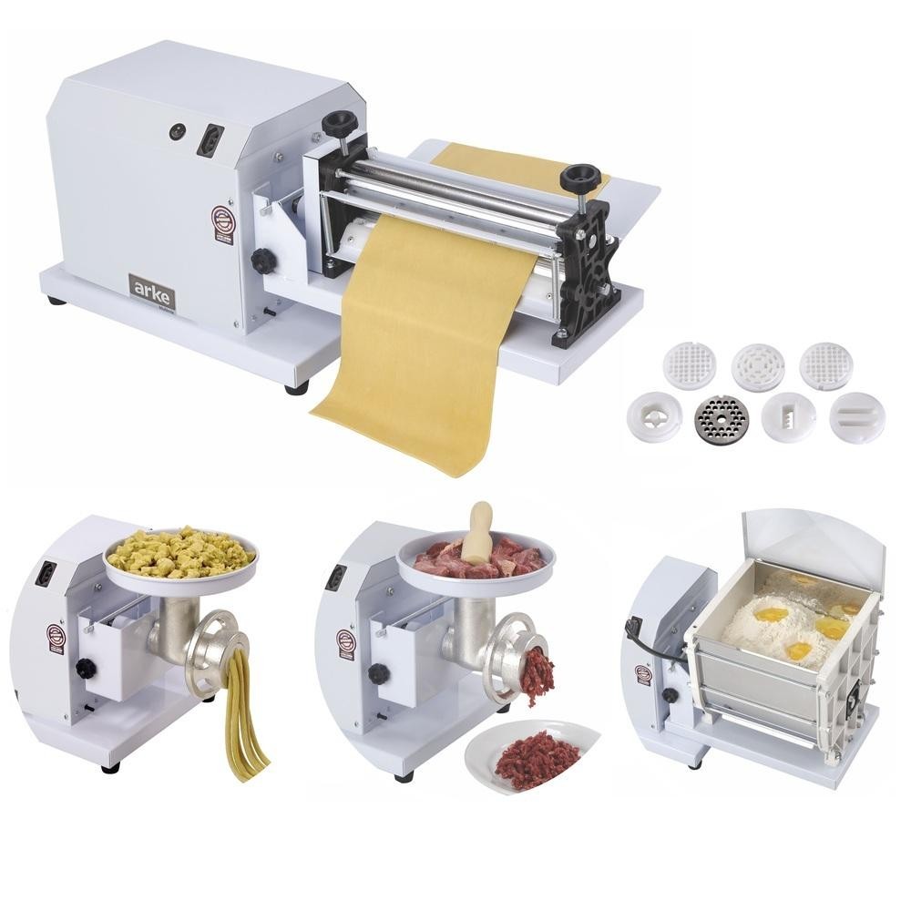Máquina de Massa 5kg Laminador Espaguete Macarrão Moedor Carne Sovadeira Multifuncional Bivolt em Oferta na Shopee