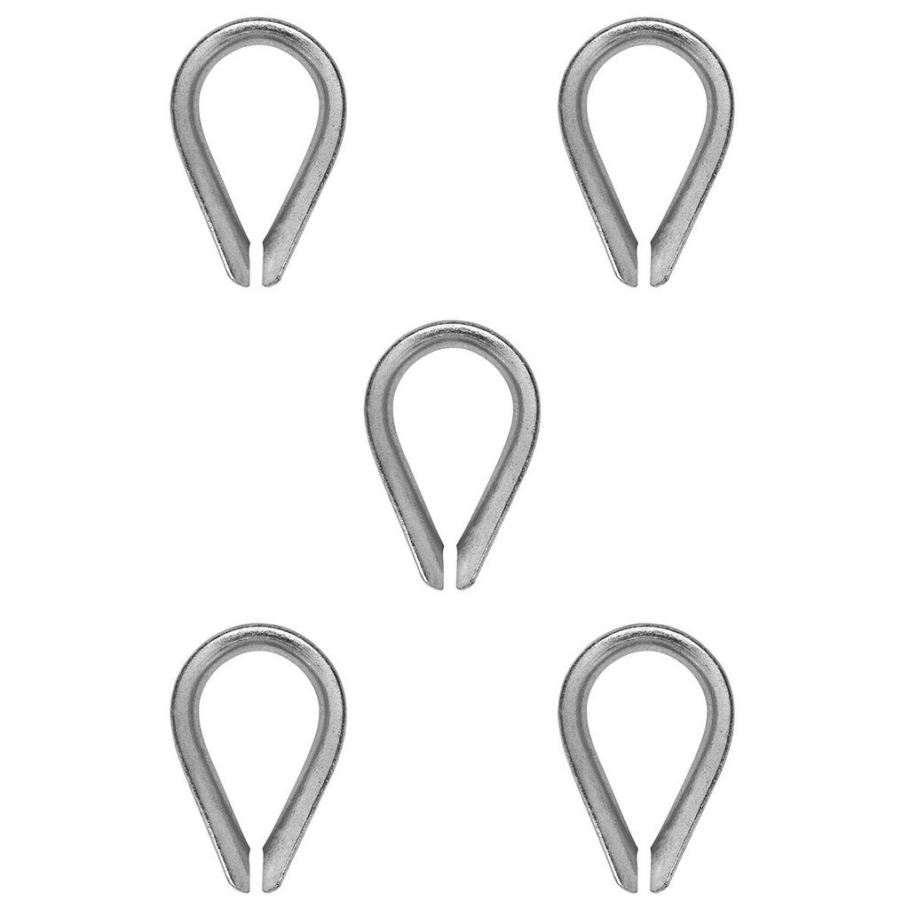 Kit Sapatilha Para Cabo De Aço 5/8'' - 8,0007 (Com 5 Unidades) - Nord em Oferta na Shopee