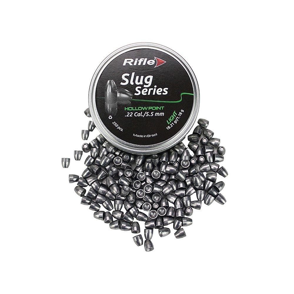 Chumbinho Rifle Slug Hollow Point Light premium 5.5 C/ 250un em Oferta na Shopee