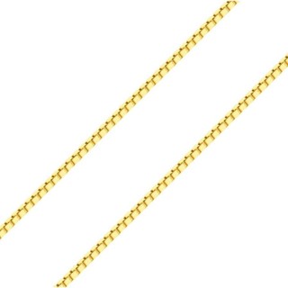 Corrente veneziana reforçada 1mm 45cm Ouro amarelo 18k em Oferta na Shopee