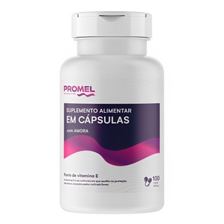 Amora em Cápsulas Promel 650mg 100 Cápsulas em Oferta na Shopee