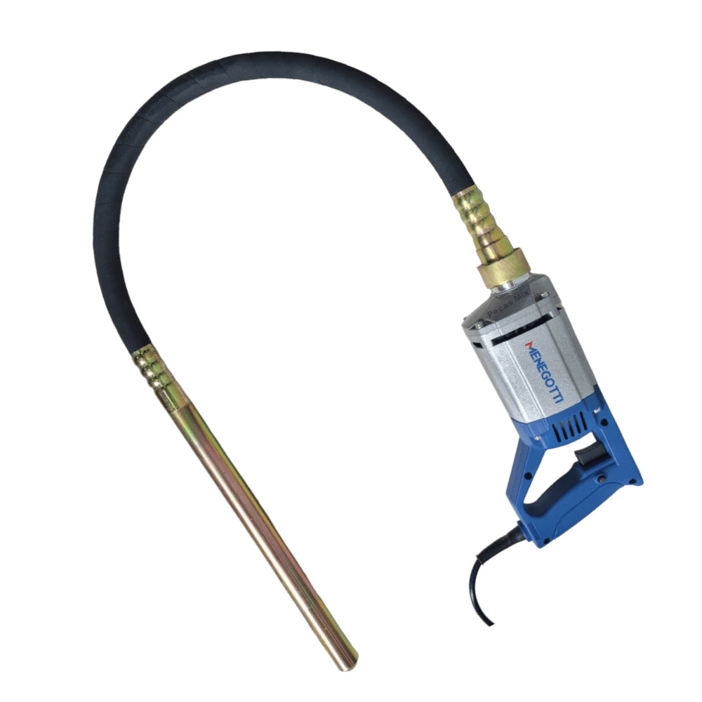 Vibrador De Concreto Portatil Menegotti + Mangote 2,5mts X 35mm P/ Vibrador Concreto Menegotti em Oferta na Shopee