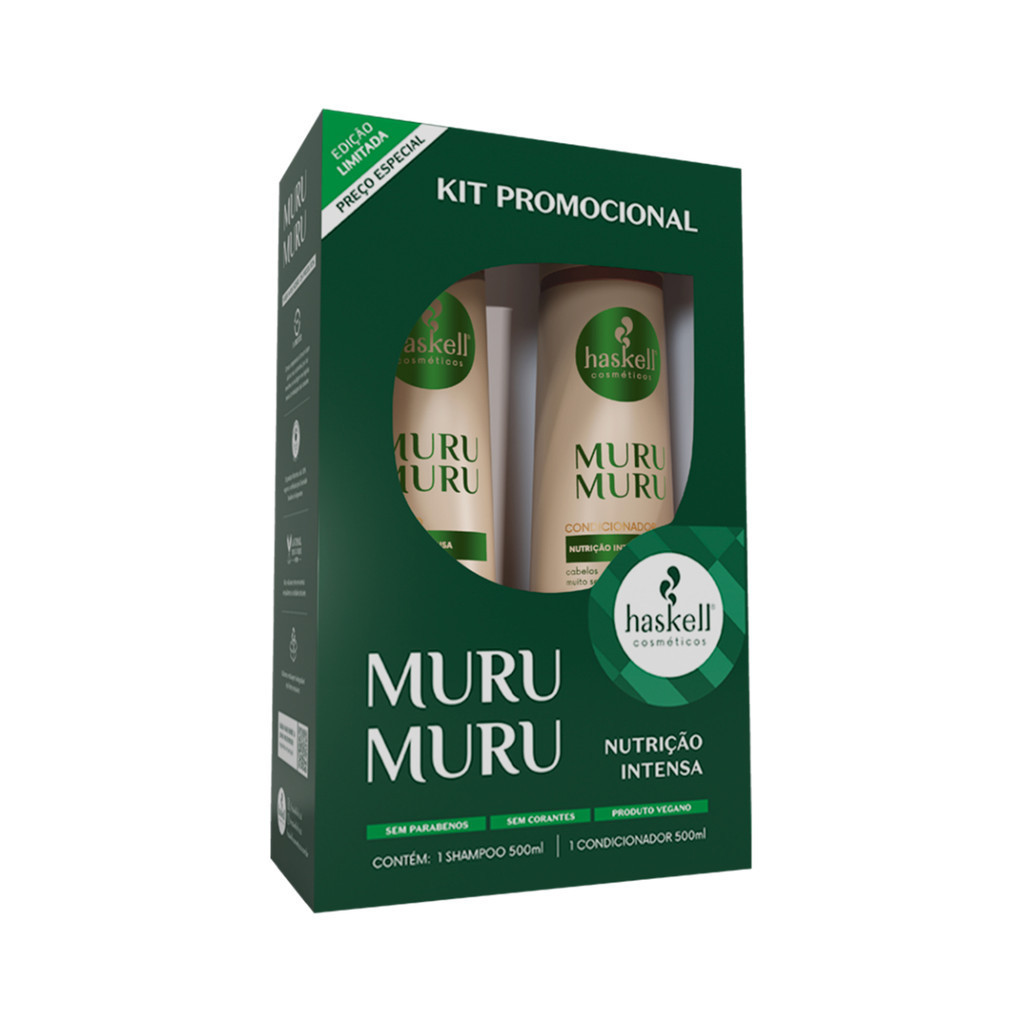 Kit Haskell Murumuru Promopack Nutrição Intensa Cabelo Seco
