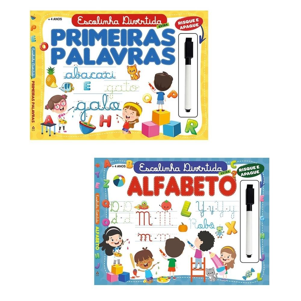 Combo Escolinha Divertida Extra - Kit com 2 Lousinhas - Books & Magazines