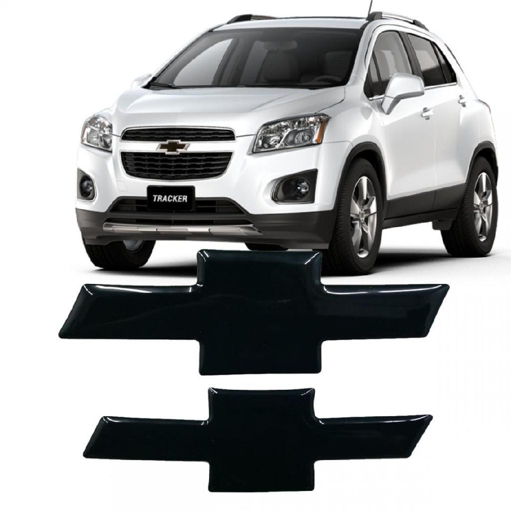 Gravata Adesiva Resinada Para Tracker 2012 2013 2014 2015 2016 Black Piano Dianteira e Traseira em Oferta na Shopee