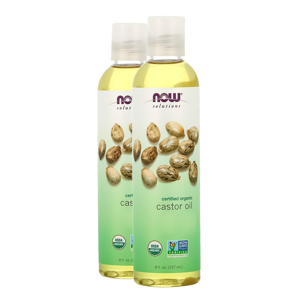 Kit 2x Óleo de Rícino Orgânico Now Foods 237 ml Importado/Made in Usa em Oferta na Shopee