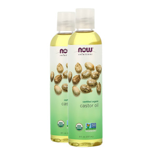 Kit 2x Óleo de Rícino Orgânico Now Foods 237 ml Importado/Made in Usa em Oferta na Shopee