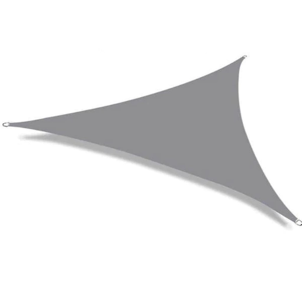 Tela Toldo Sombreamento Multiuso 3x3x3 Cinza Triangular em Oferta na Shopee