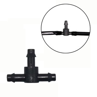 Conector T Tee Para Microtubo de Irrigação 4mm 1/4" 4/6mm 4/7mm De 10 A 50 Unidades