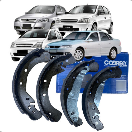 Kit Sapata Freio Traseira Cobreq Montana Vectra Astra Meriva 1999 a 2009 em Oferta na Shopee