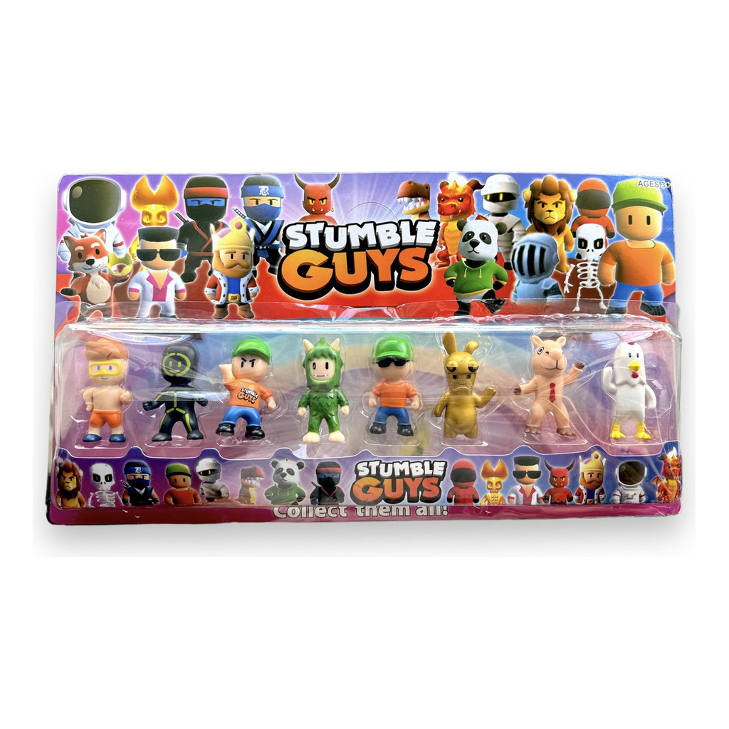 Kit 8 Bonecos Stumble Guys Modelo Novo Exclusivo Brinquedo