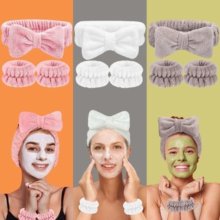 KIT 3 Peças Com Uma Pars Pulseiras Para Lavagem Facial + Um Faxia Artefato Absorvente de …