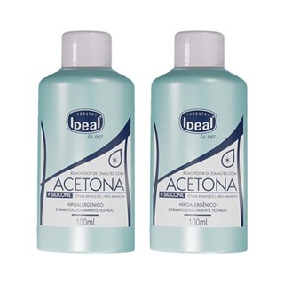 Kit 2 Und Acetona Removedor de Esmalte Ideal 100ml em Oferta na Shopee