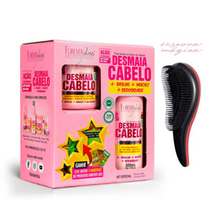 Kit Especial Desmaia Cabelo Forever Liss 300ml + Escova em Oferta na Shopee