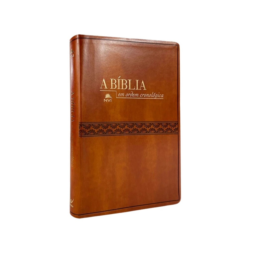 Bíblia em Ordem Cronológica | NVI | Capa Luxo Marrom