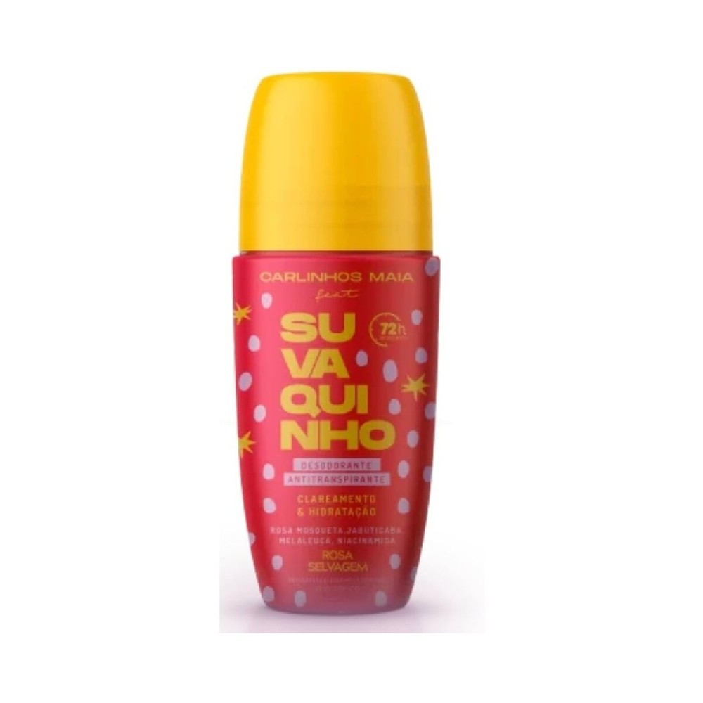 Desodorante Roll On Rosa Selvagem Suvaquinho 85ml em Oferta na Shopee