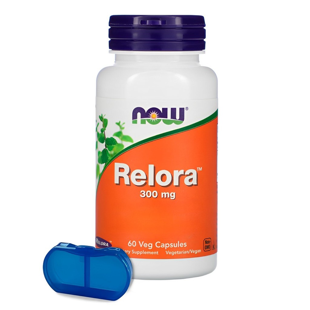 Relora Extracto 300mg Now Foods 60 Caps + Porta Cápsulas em Oferta na Shopee