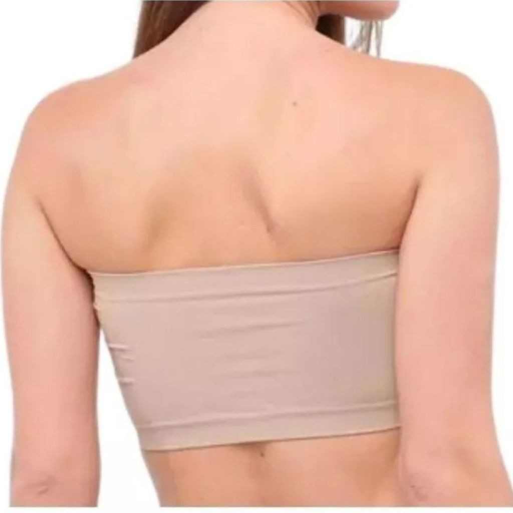 Faixa Top Tomara Que Caia Sem Costura sem Bojo Feminino Selene