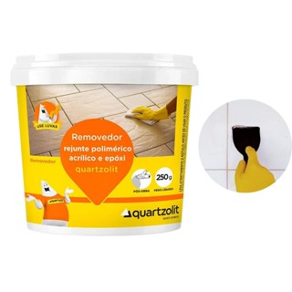 Removedor de Rejunte Acrílico Polimérico Epóxi 250g Quartzolit em Oferta na Shopee