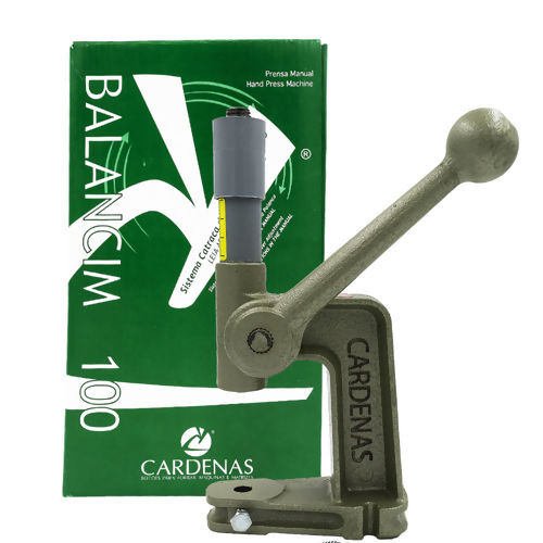 Balancim Prensa Manual  Cardenas 100  com Fixador de Mesa Maquina Pregar e Encapar Botão Fixar Rebite e Ilhos