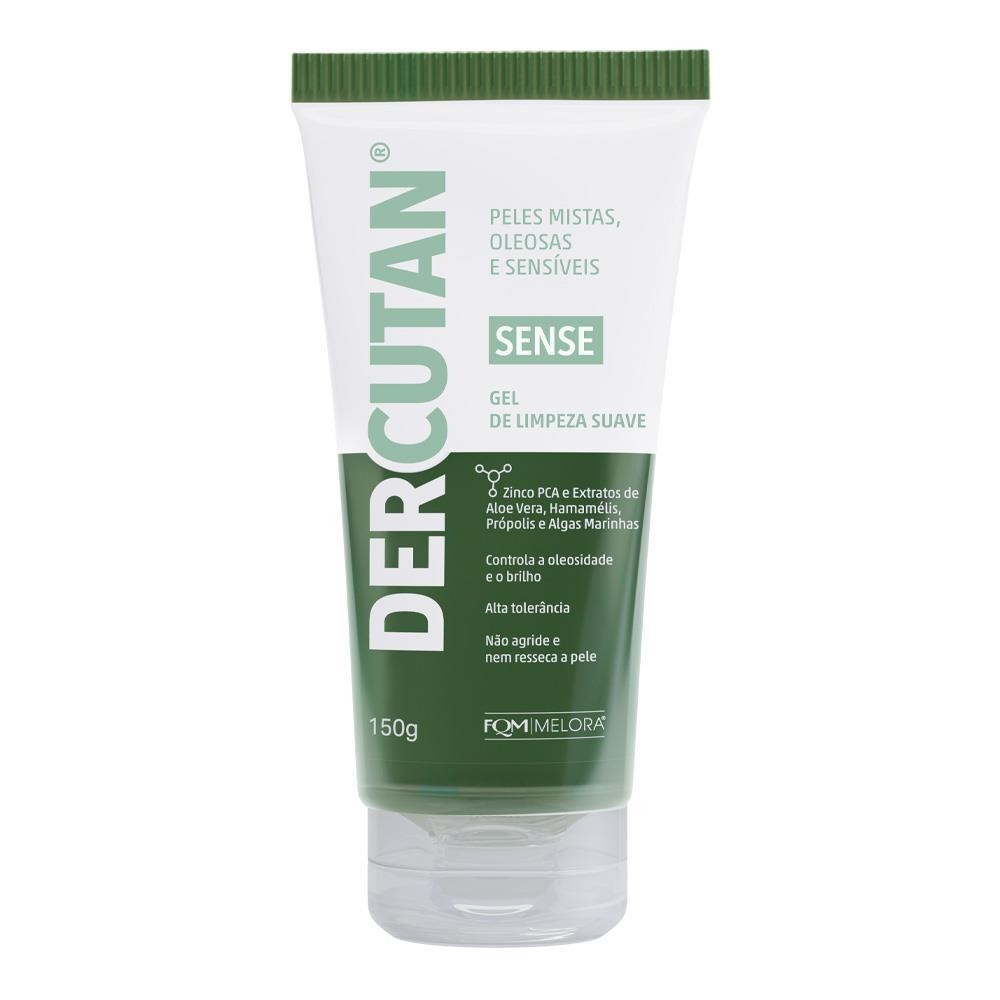 DERCUTAN SENSE GEL DE LIMPEZA SUAVE COM 150G em Oferta na Shopee